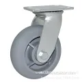 Castors with Brakes Gray TPR Caster Wheel